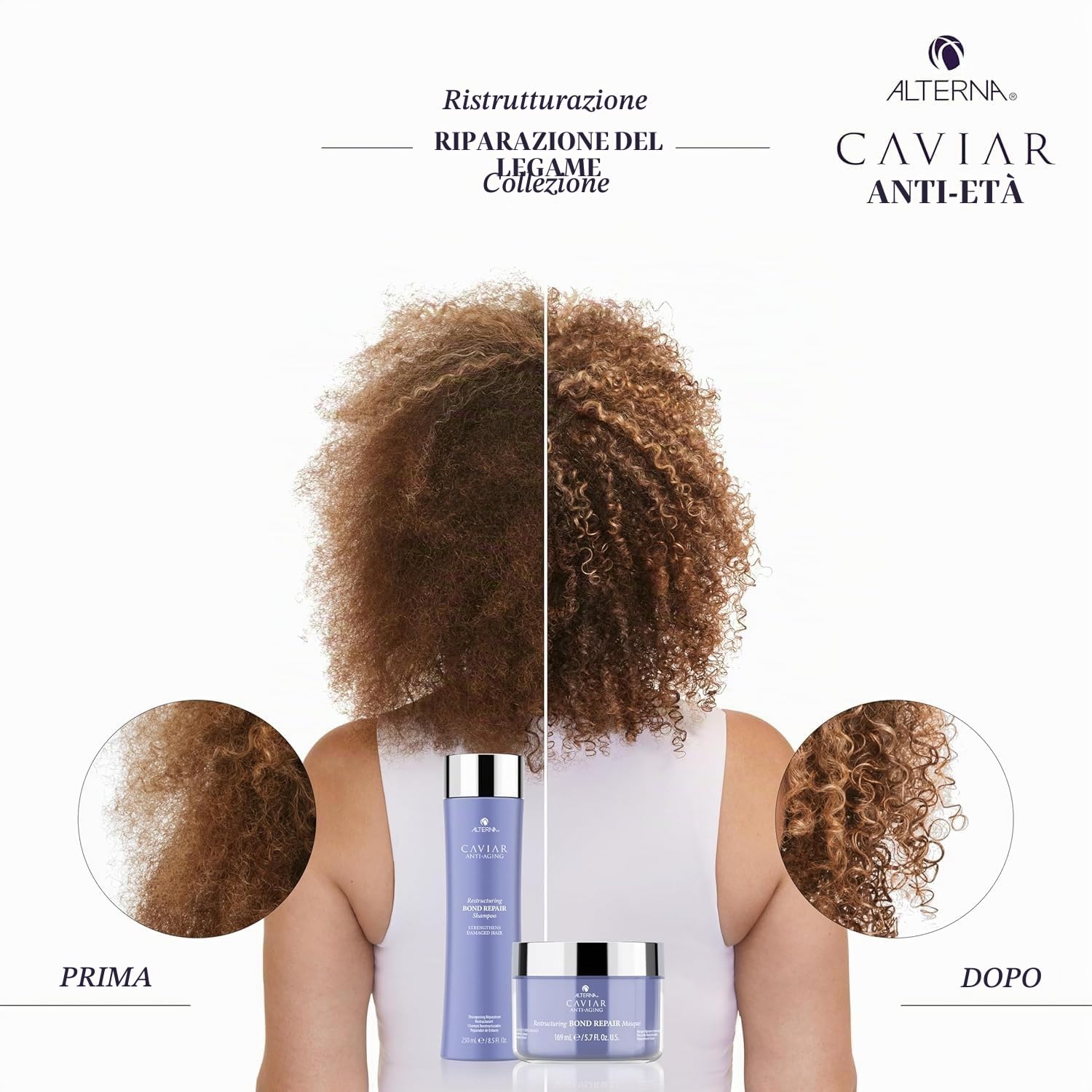 Alterna Restructuring Bond Repair Masque Alterna Maschera Capelli Unisex, Banana, 161 Grammo