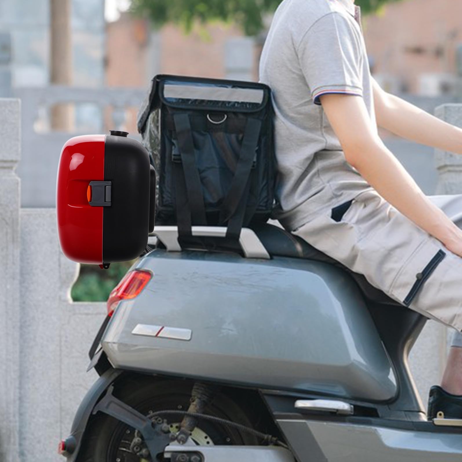 Borsa Posteriore Per e Biciclette Elettriche Zaino Da Sedile Con Ampio Spazio Di Stoccaggio e Installazione Facile Accessorio Versatile Per Viaggi Lunghi