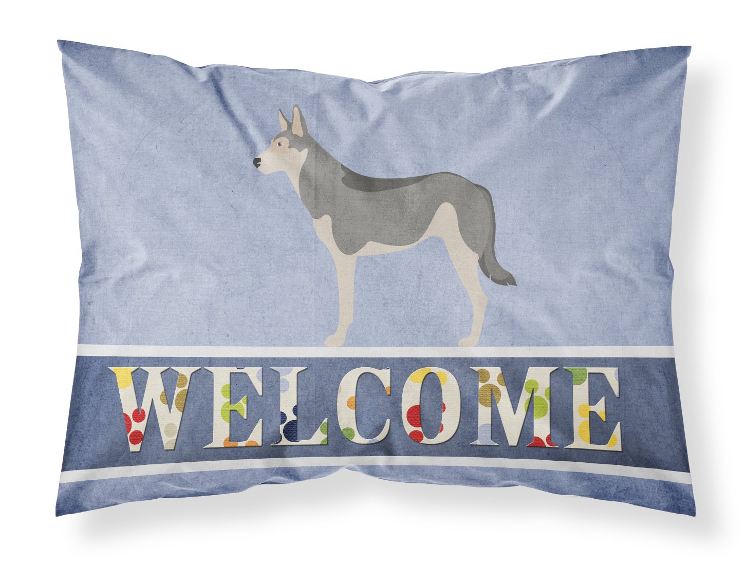 Taie d'oreiller Chien-Loup de Saarloos pour raviver un intérieur terne