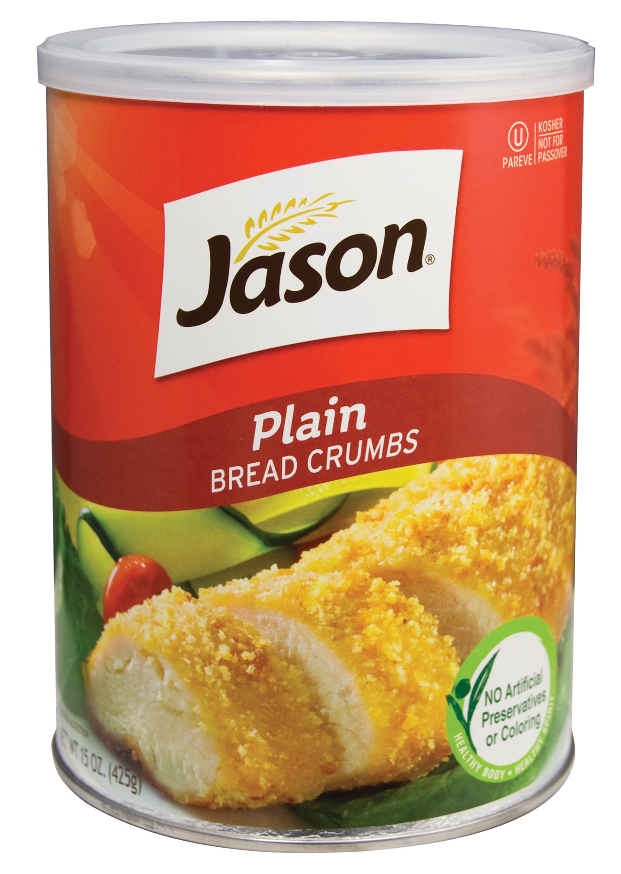 Jason Bread Crumbs Bread Crumbs Plain, 15-ounces (Pack of6)