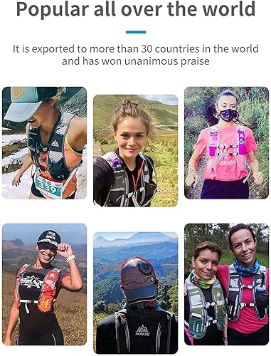 Miniatura 9 de AONIJIE Chaleco de hidratación Mochila 5L Marathoner Running Race Hidratación