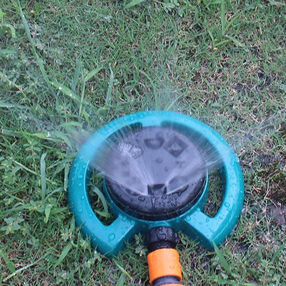 Aspersor de Jardín Automático Aspersores De Riego Disco de riego giratorio Aspersor de ocho funciones Sistema de riego automático Aspersor de césped de jardín Aspersor automático para todas las