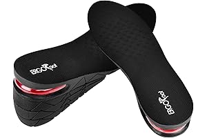 Suelas para tejer crochet: insertos de tacón de 3.54 pulgadas, aumentan la...