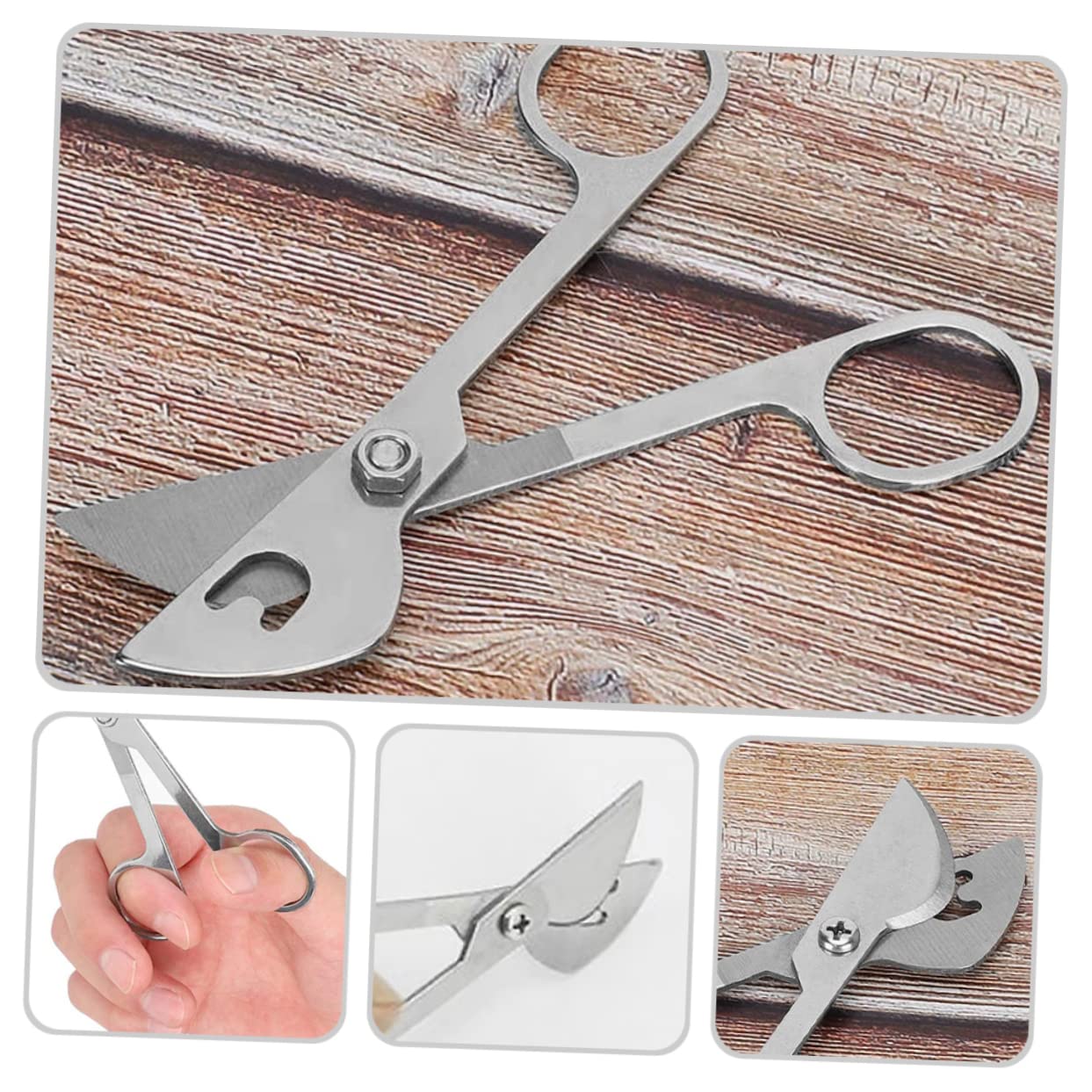 YARNOW 4 Pièces Ciseaux à Semence De Vache T Outil Ciseaux à De Bovin En Métal à Tube De Semence Bovine Extracteur De Garniture T Tondeuse Ébrancheur Acier Les