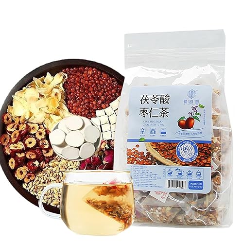 Poria cocos agria kernel té de nuez de azufaifo 8.81 oz Té de hierbas combinado