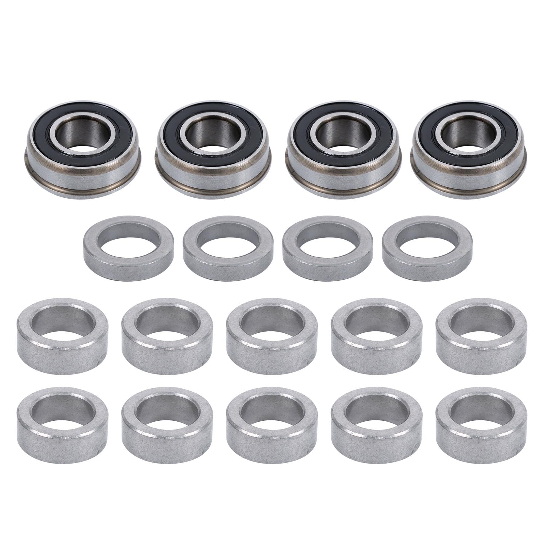 ALL-CARB Neumático y rueda sin aire de 13 x 5.00-6, neumático de repuesto de 13 x 5-6 pulgadas para cortacésped con borde, para cortacésped y jardín, patrón Z, paquete de 2