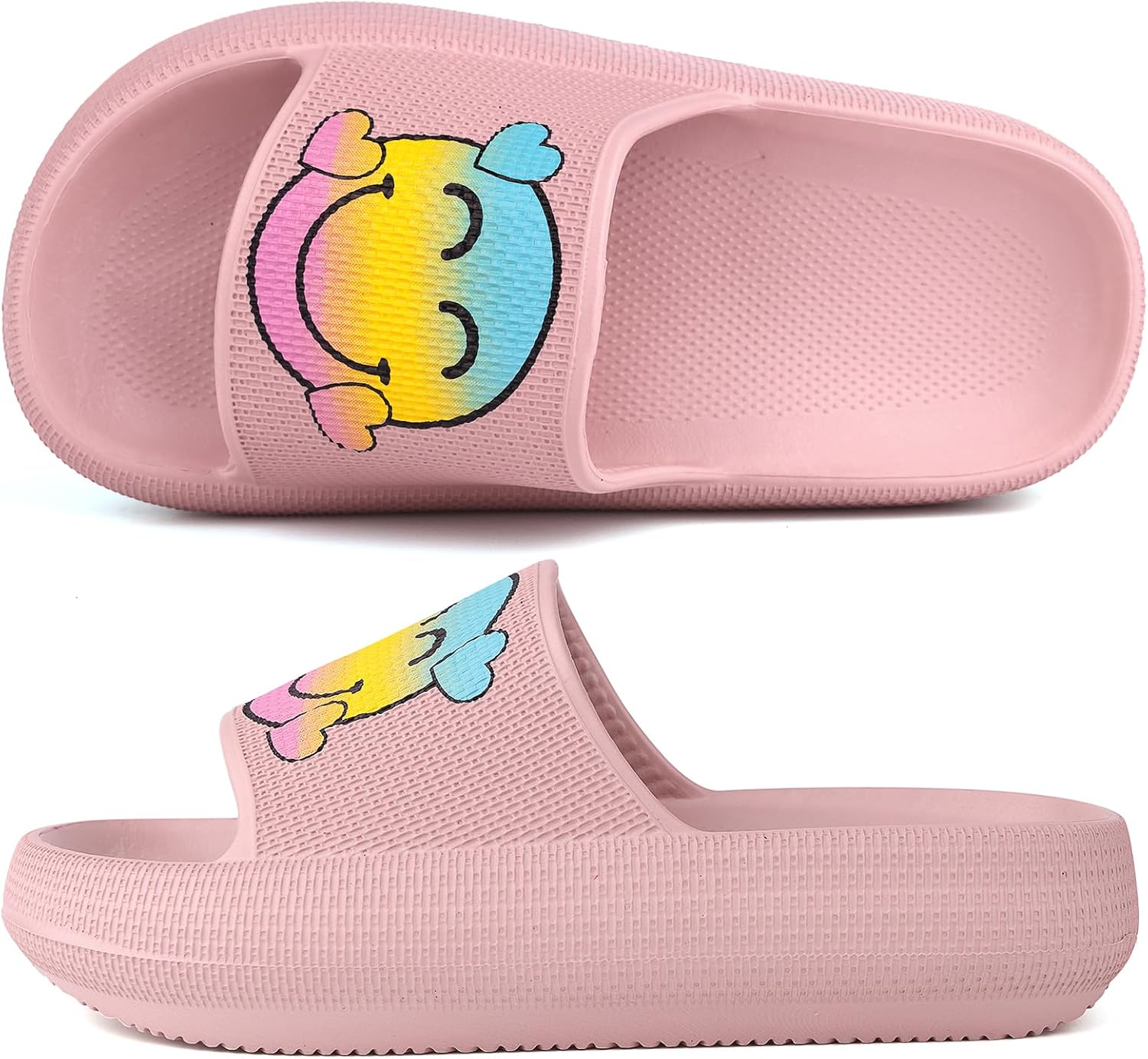 Kids Cloud Slides Boys Girls Pillow Slippers Ultra Cushion Sandals