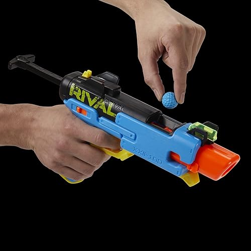 Miniatura 4 de NERF Rival Fate XXII-100 Blaster sistema Rival más preciso mira trasera ajustable carga de roches incluye 3 rondas de accu Rivales