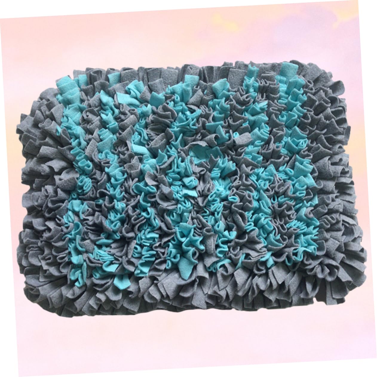 Tapis de Fouille pour Chien Bleu, Alimentation Lente en Tissu, Facile à Nettoyer, pour Améliorer L’odorat et Réduire la Pression