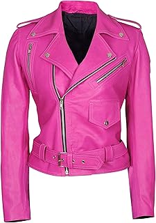 pink faux leather jacket plus size