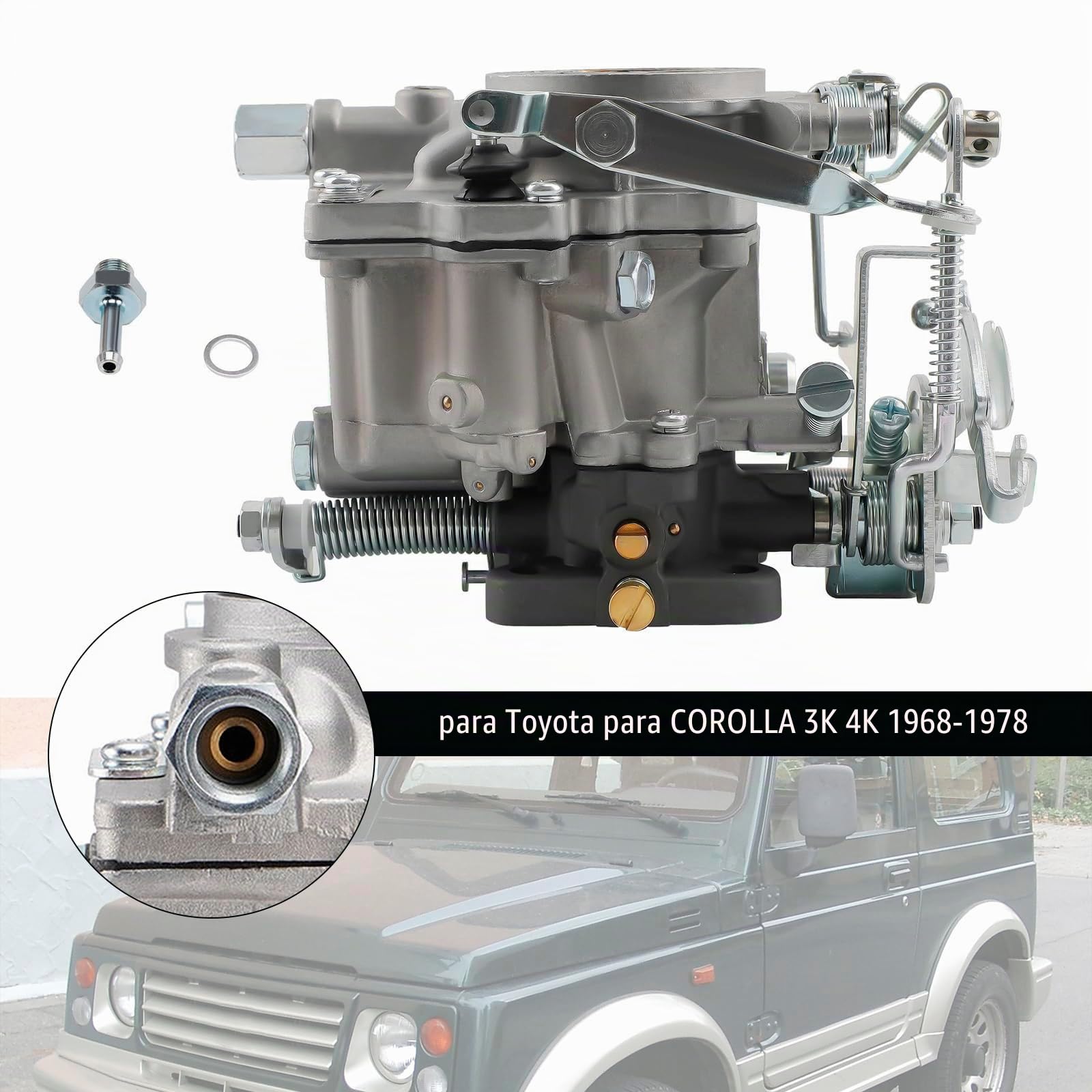 Carb Carby Carburetor Fit para Suzuki Jimny Samurai 1986-1988 1.3L SJ413 JA51 Sierra