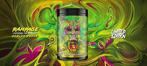 Miniatura 3 de Underground Bio Labs™ Panda Supps: Rampage, preentrenamiento extremo, alta estimulación, bomba máxima, enfoque y energía, (50 porciones) (sabor