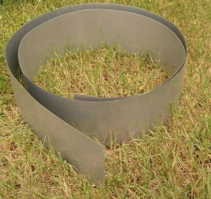 Rasenkante Rolle Edelstahl 15 cm hoch endlosband