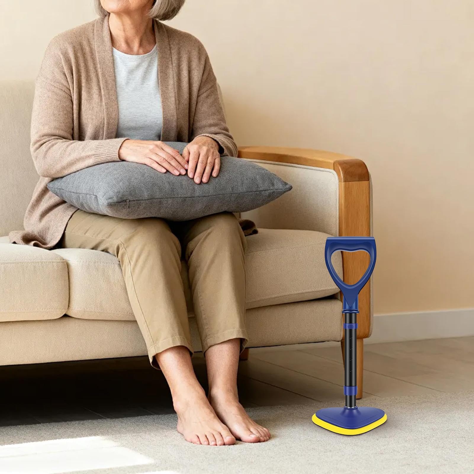 Sollevatore per la stazione eretta Altezza regolabile ergonomica e sicura | Ausili per alzarsi per anziani e disabili Sedersi Camminare Vita quotidiana Casa Ospedale Convalescenza