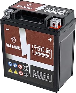 Battanux YTX7L-BS Battery & Motorcycle Battery, Sealed SLA/AGM 12V7Ah ATV/UTV/Snowmoble/Motor bike Battery Maintenance Free & No tools for installation & Advanced Technology & Environmental