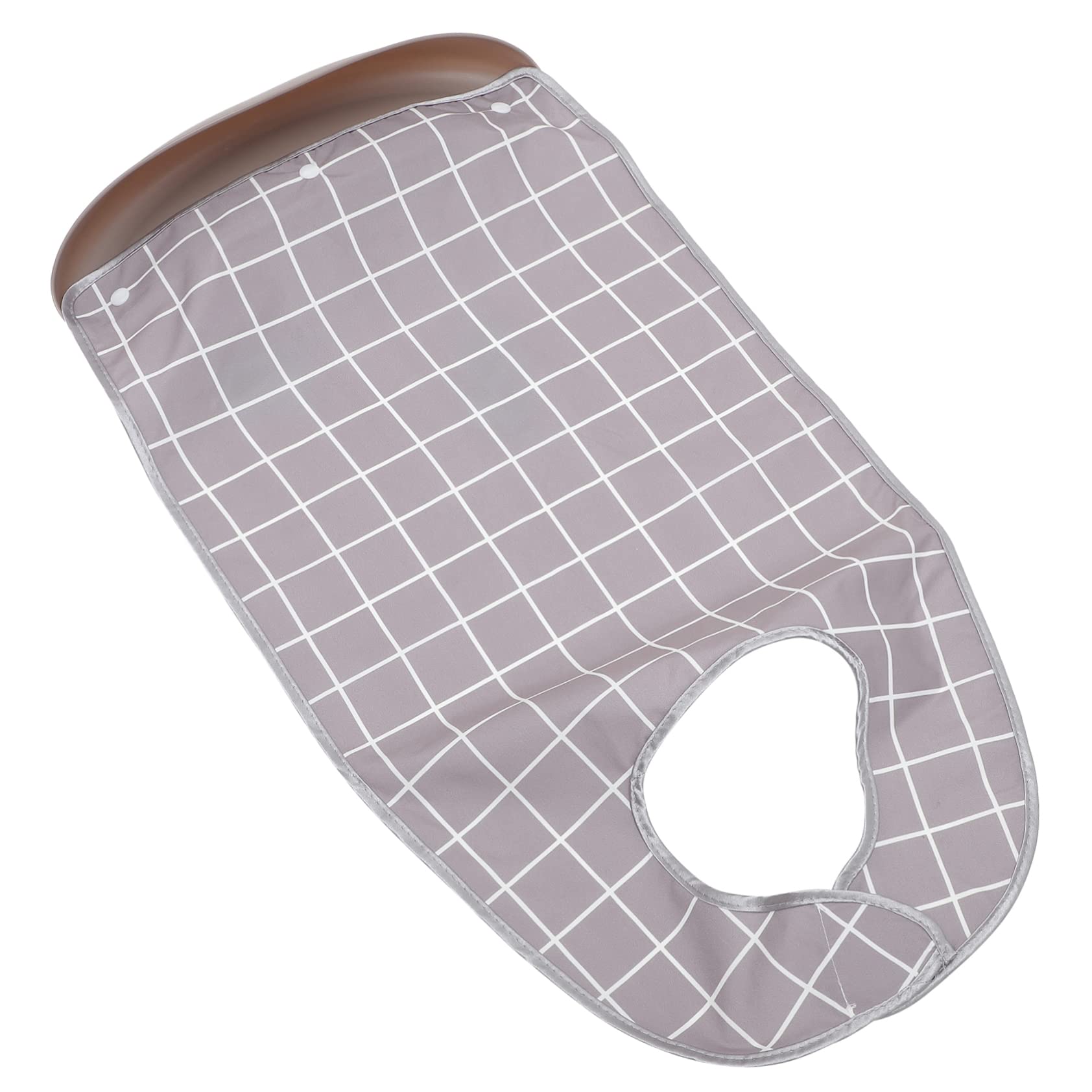 FRCOLOR Bavoir Imperméable pour Adulte Léger en Tpu et Pvc, Réutilisable et Lavable, Protège les Vêtements des Personnes Âgées Lors des Repas