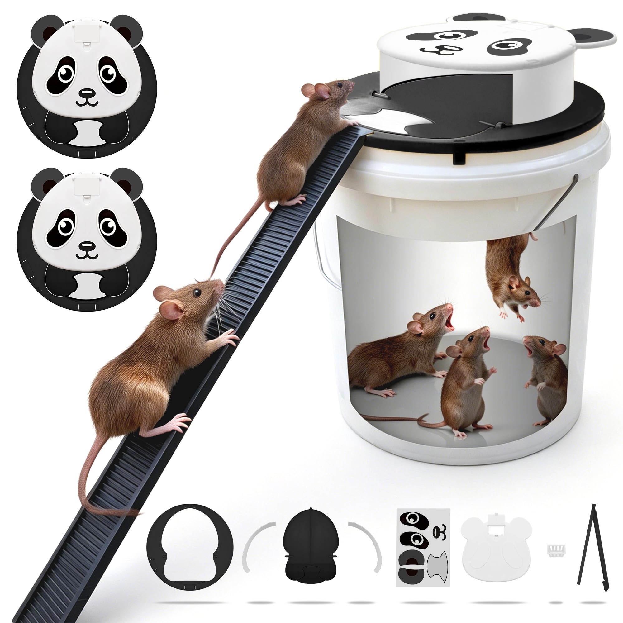 2 Pack Bucket Lid Mouse Rat Trap