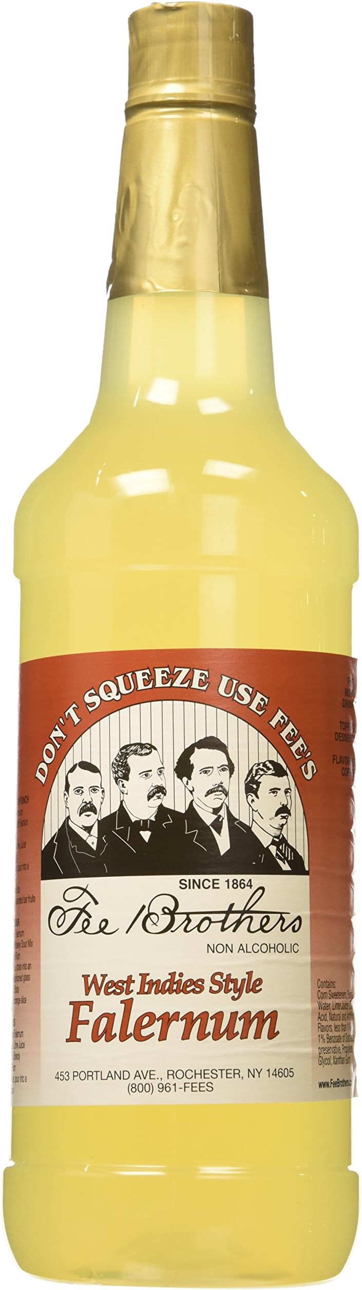 Fee Brothers Falernum Cocktail Mixer: 32 oz