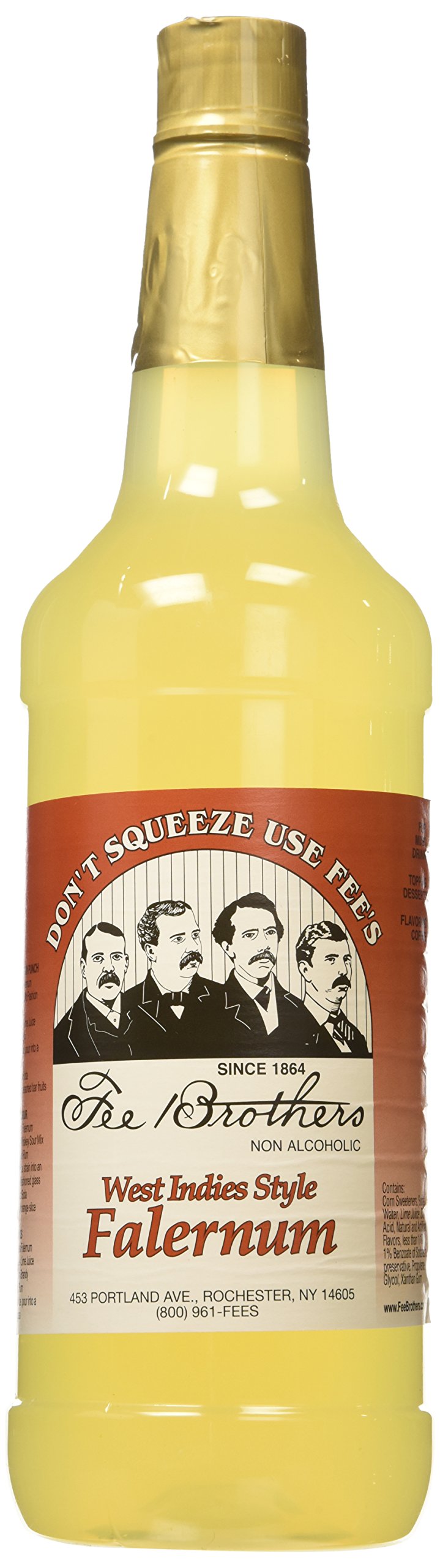 Fee Brothers Falernum Cocktail Mixer: 32 oz