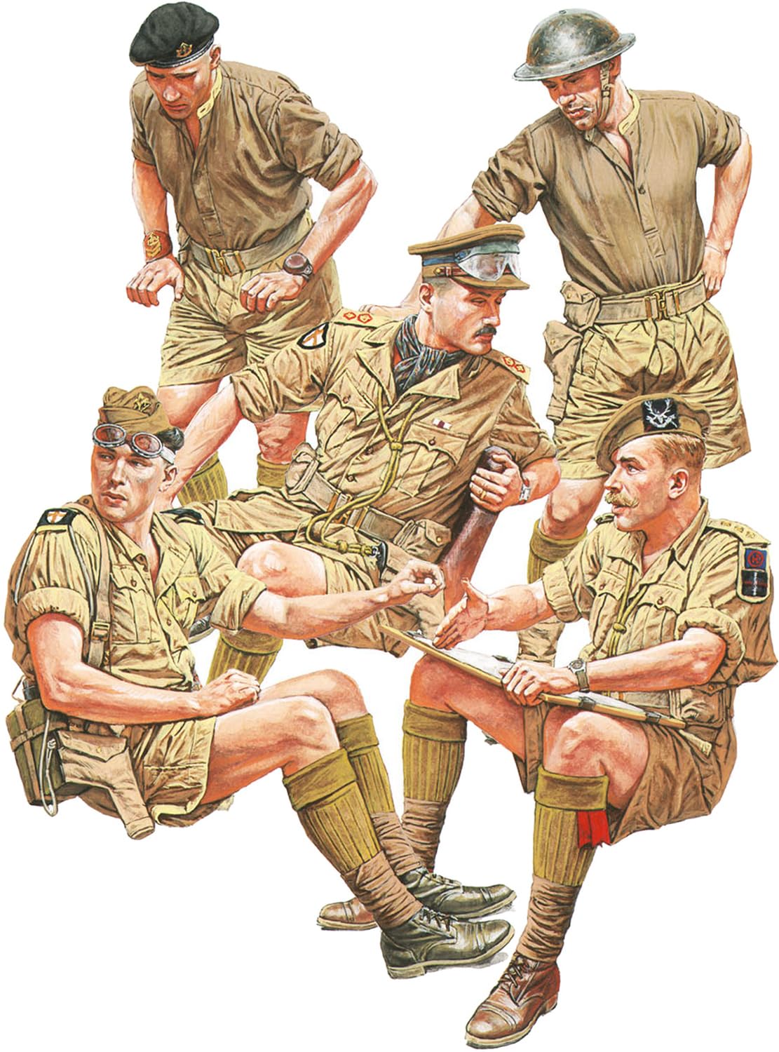 Miniart 1:35 - British Jeep Crew (35051) Special Edition