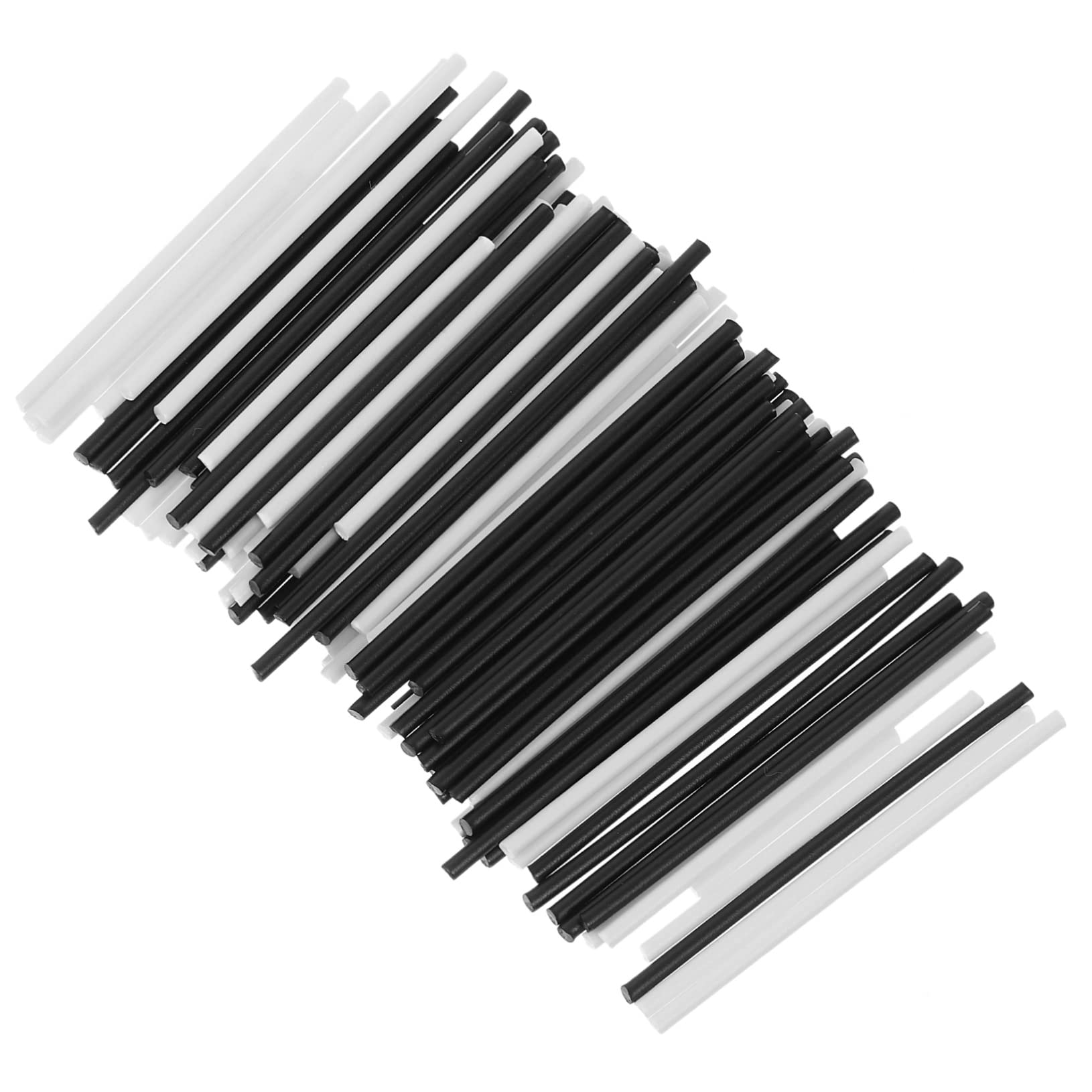 Totority 5sets Guitar Fretboard Side Stickers 2mm Plastic Fret Dots for Extended Type Fingerboard 100pcs*5