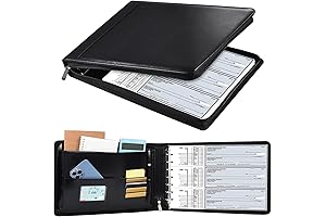 7 Ring Checkbook Binder | Premium Check Binder