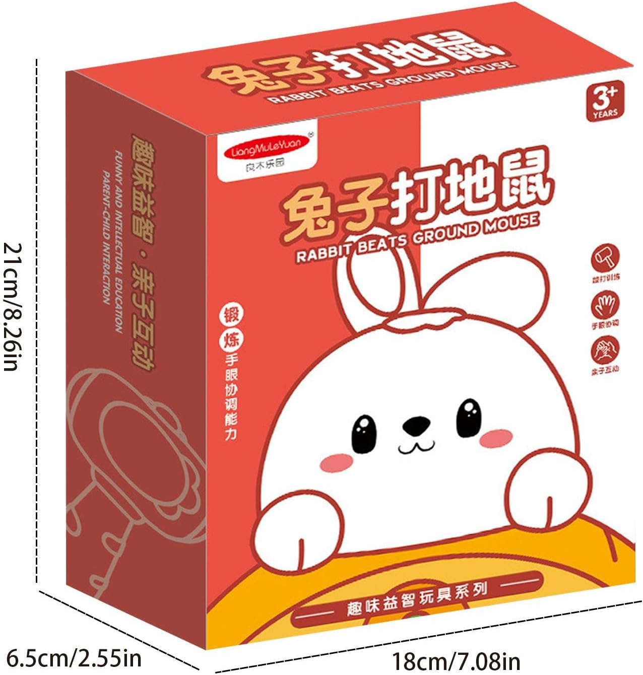 Genérico Hitting Game, Bunny Design Interactive Fun with Hitting Game, for Boys and Girls Development Motor and Learning