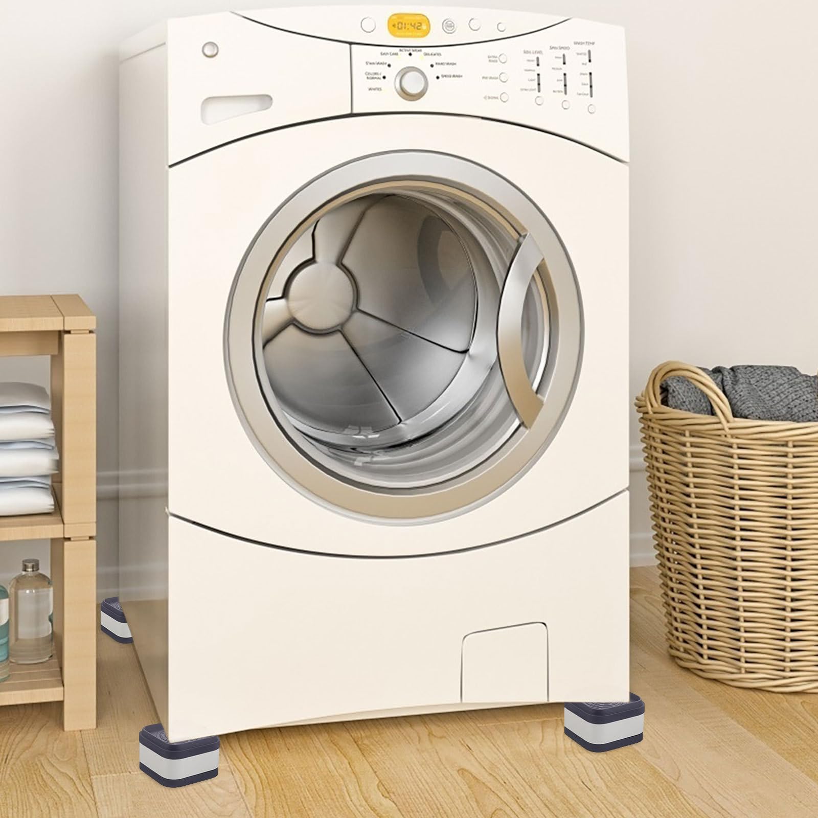 Piedini Antivibrazione Lavatrice 4 Pezzi Tpr Pp Antiscivolo