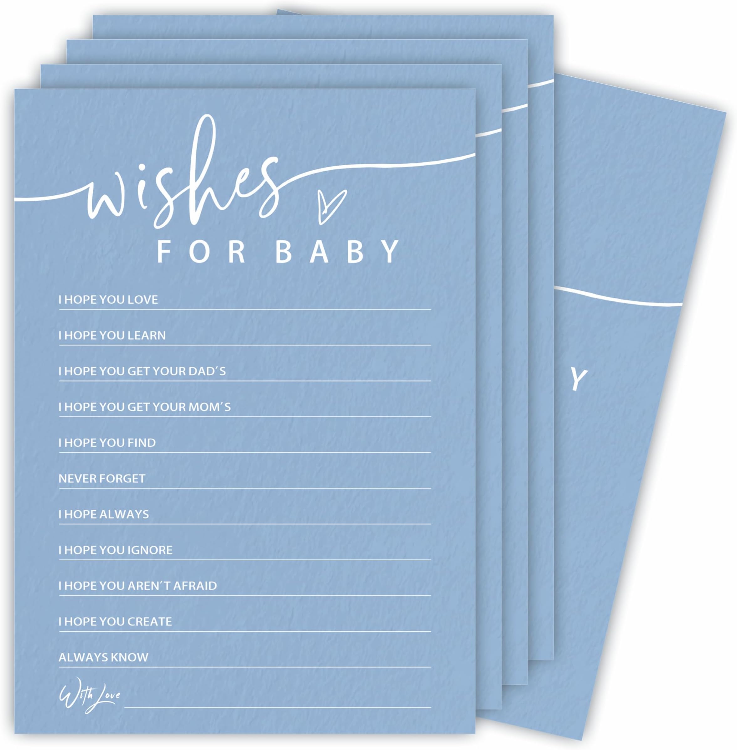 Baby Shower Game Cards - Minimalist Black & White Baby Word Scramble, 30 Cards + Answer Sheet, Gender Neutral Party Fun - View #5