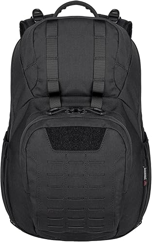 Vista 10 de vAv YAKEDA Mochila militar táctica de nailon 500D para hombres, compatible con portátiles de 12.6 a 15.6 pulgadas, bolsa diaria para senderismo