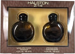 Halston Z-14 for Men Set-Cologne Spray 4.2 Ounces and Aftershave 4.2 Ounces