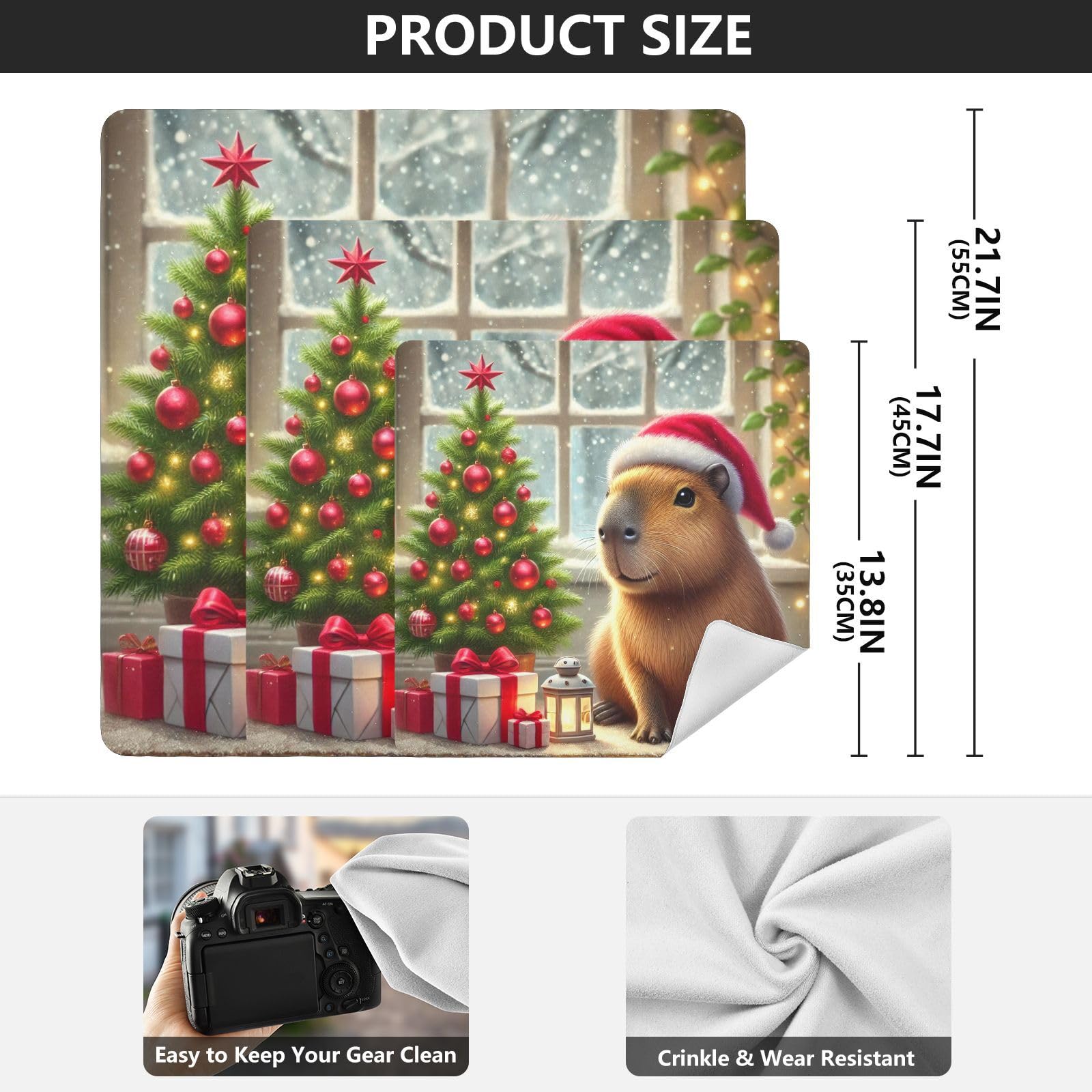 Capybara Christmas Tree Protective Wrap 13.8