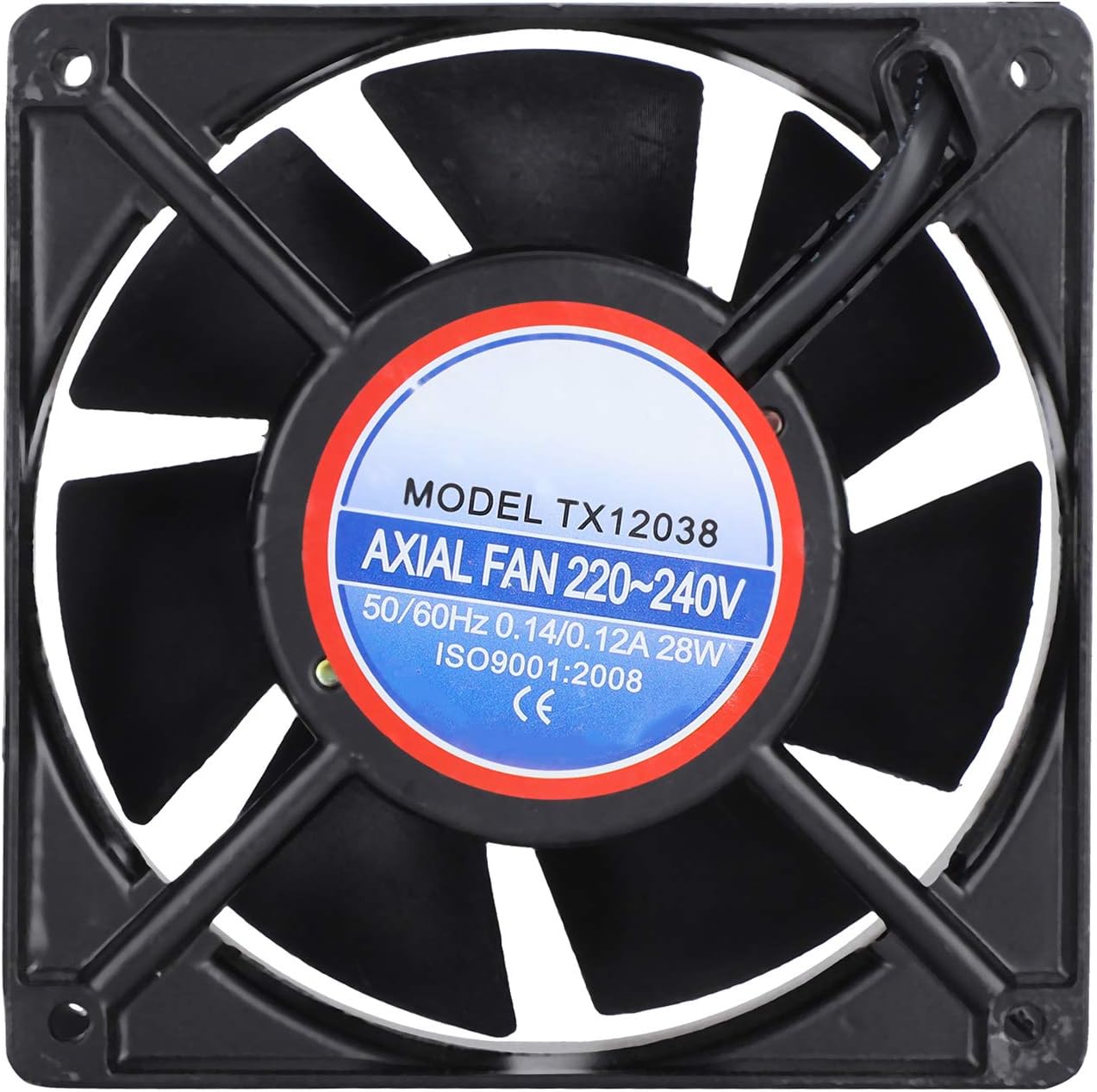 GGOOT 220‑240V Circulated Air Fan Kit Quiet Muffin Fan Forced Air Incubator Fan Kit for DIY Cooling Ventilation Exhaust Projects