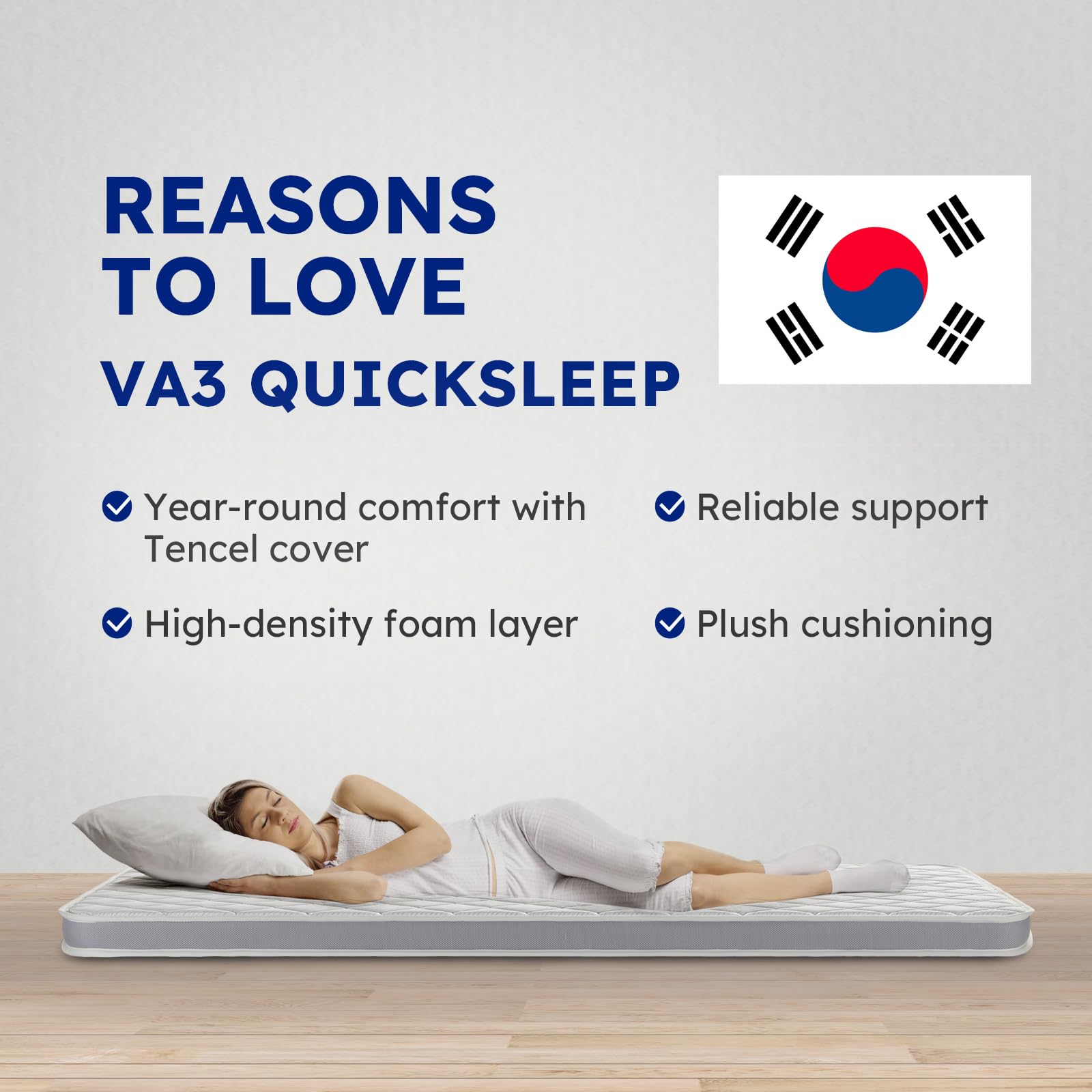 Amazon｜QUICKSLEEP VA3 Z キューブマットレス | ツインサイズ | 厚さ