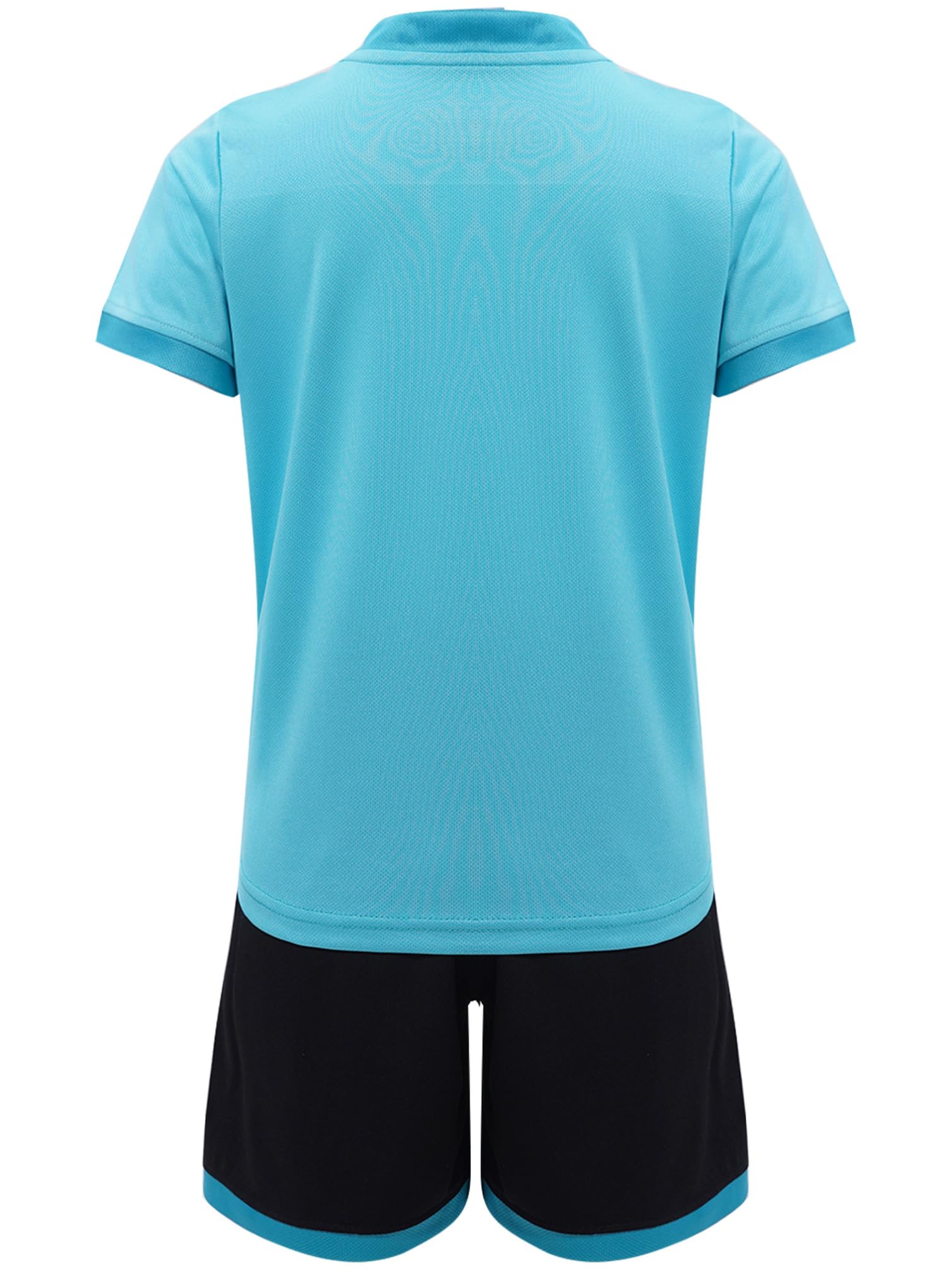 TiaoBug Enfant Garçons Maillot de Foot Survêtement de Sport T-Shirt Athletics Sports Compression et Short de Sport Fitness Running Maillot Barcelone Sportwear 3-16 Ans