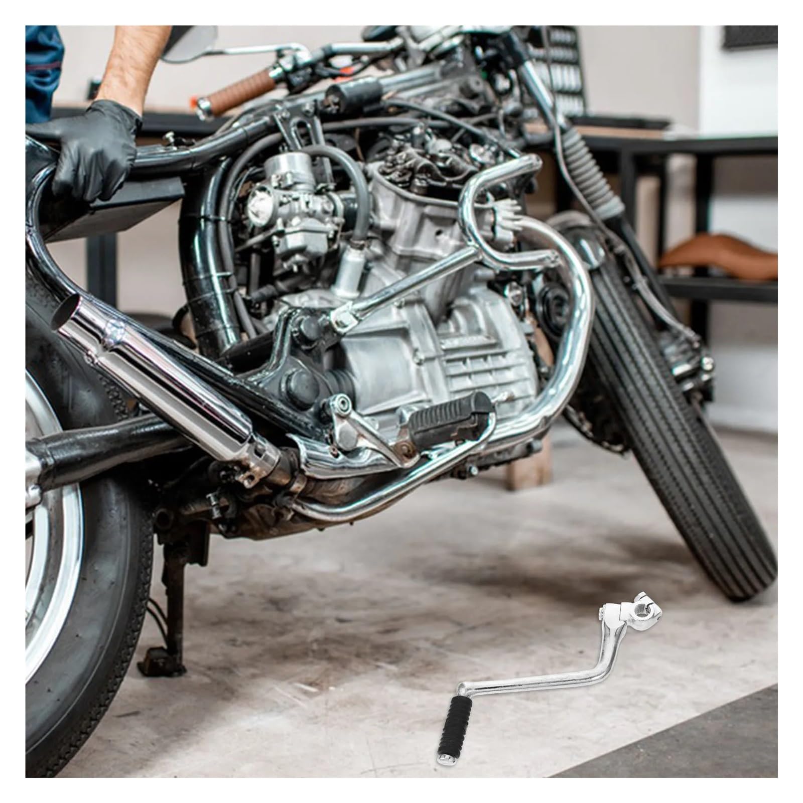 Kickpedal Starterwelle Motorrad-Ersatz-Schalthebel Für 125-250 cm³ Fußschaltung