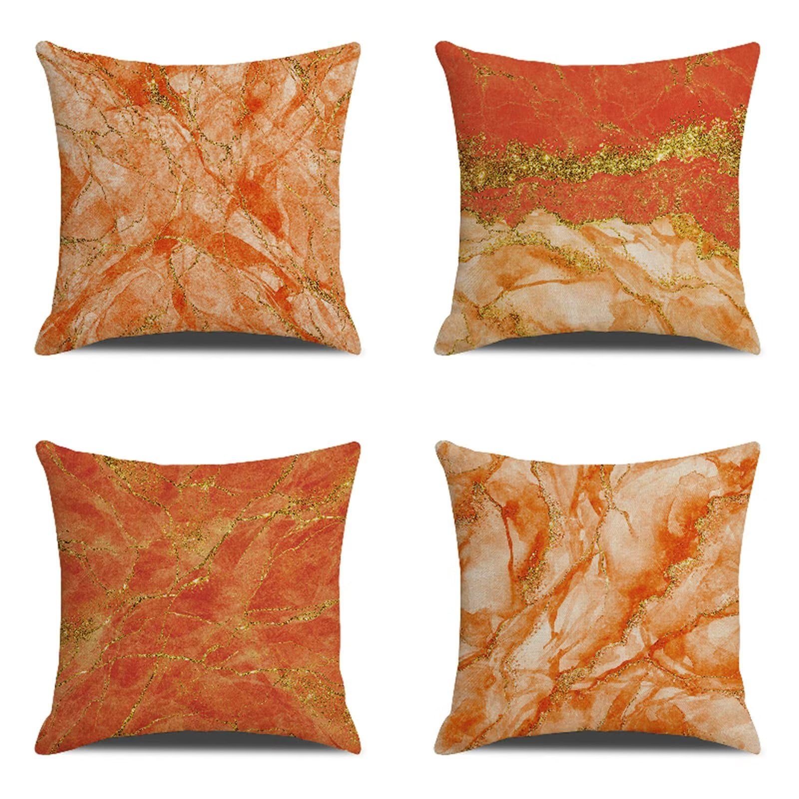 Amazon.co.jp: クッションカバー 75x75cm ソファークッション オレンジ