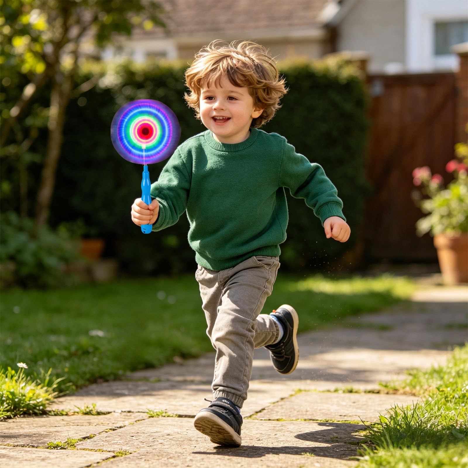 3Pcs spin-ning Light Up Toy, Fun LED Light Up spin-ning Wand With Music - Image 4