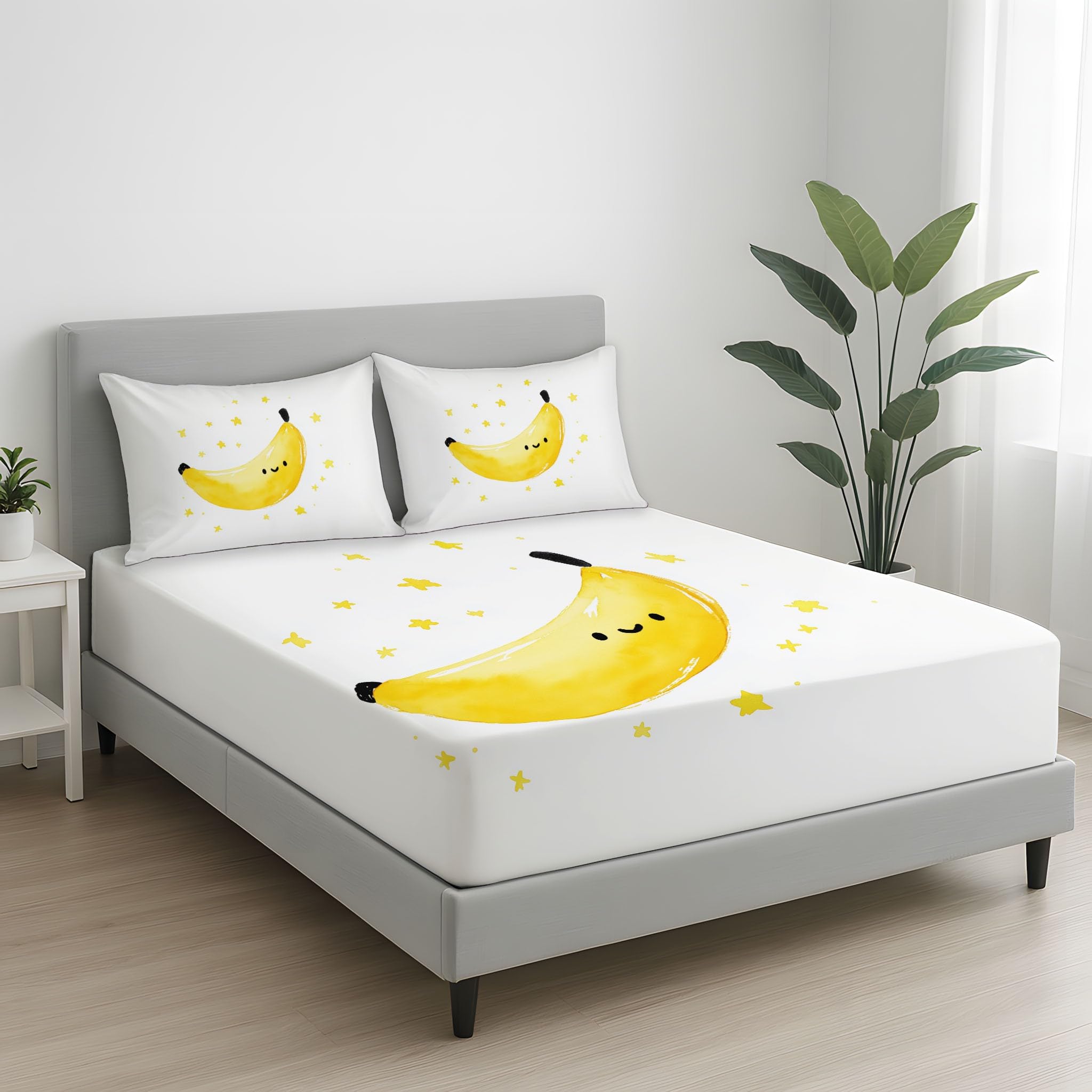 Bananowa książka dla dzieci, z gumką z kreskówki, zabawna, słodka, akwarelowa, ręcznie rysowana, edukacyjna, miękka, nie gniecie się, białe, nadaje się do prania w pralce, dla dziewcząt i chłopców