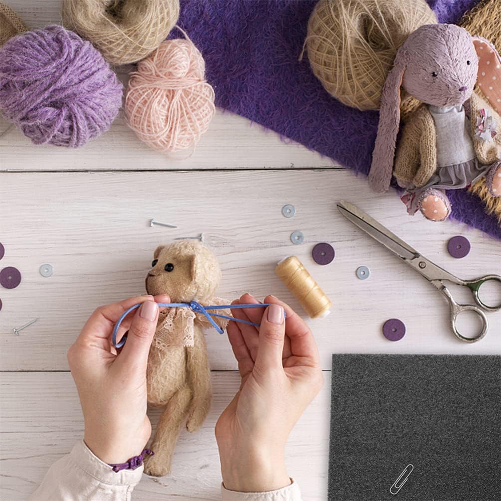 EXCEART Wool Felt Material 3pcs Foam Needle Felt Pad Pin Cushion Mat Holder Craft Tool Pad Sponge Needle Felting Pad Poke DIY Material Sided Wool Felting Mat Felt Work Station