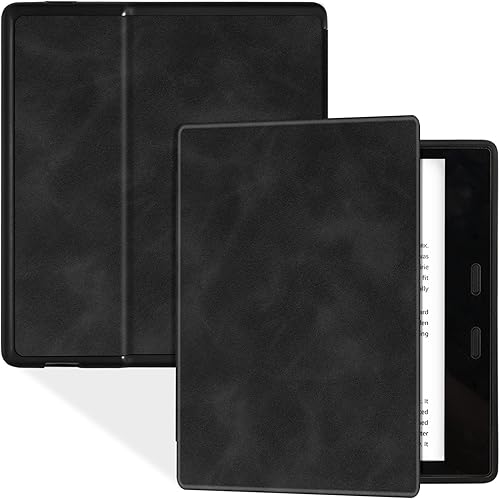 BOZHUORUI Funda suave para Kindle Oasis (10 generación, versión 2019 y 9 generación, versión 2017) Funda protectora delgada y ligera con apagado y