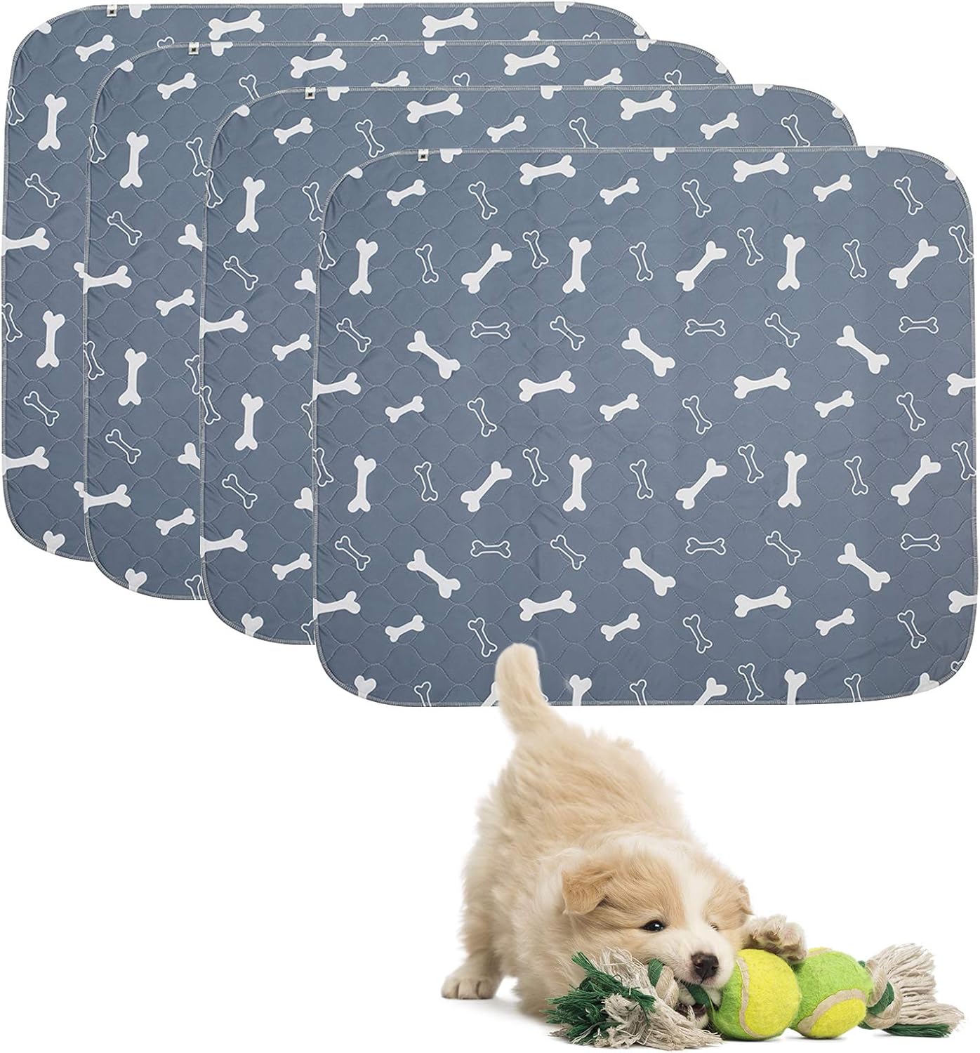 Foydream Welpen Pipi Matten 40 Stück - 60x60 Cm 6-lagige Trainingspads Für Hunde & Katzen
