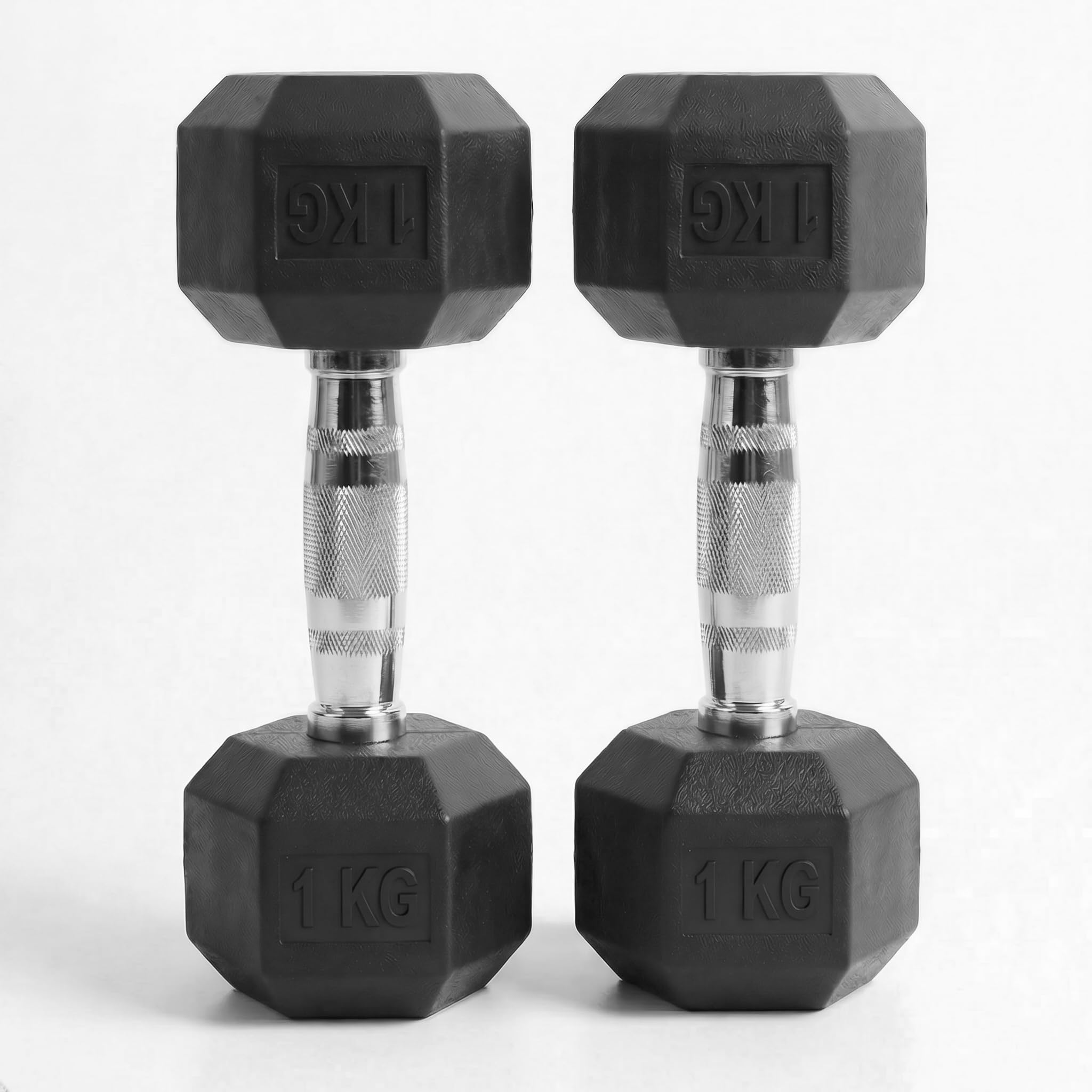 Hex Dumbbells Sets 2.5–60kg | Heavy-Duty Rubber-Coated Cast Iron Weights, Anti-Roll Hex Design,Ideal for Home Gym, Bodybuilding & Strength Training