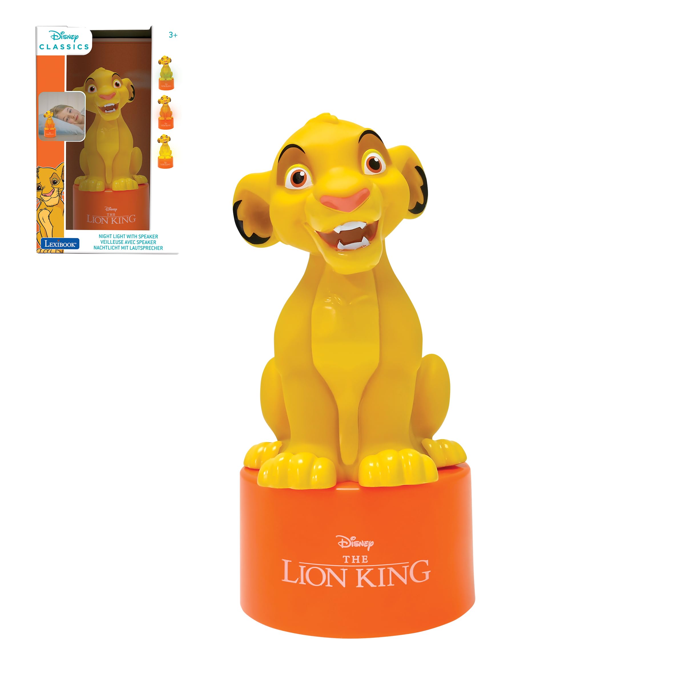 Veilleuse Disney Simba Paladone lampe 3D pour la table de chevet des petits