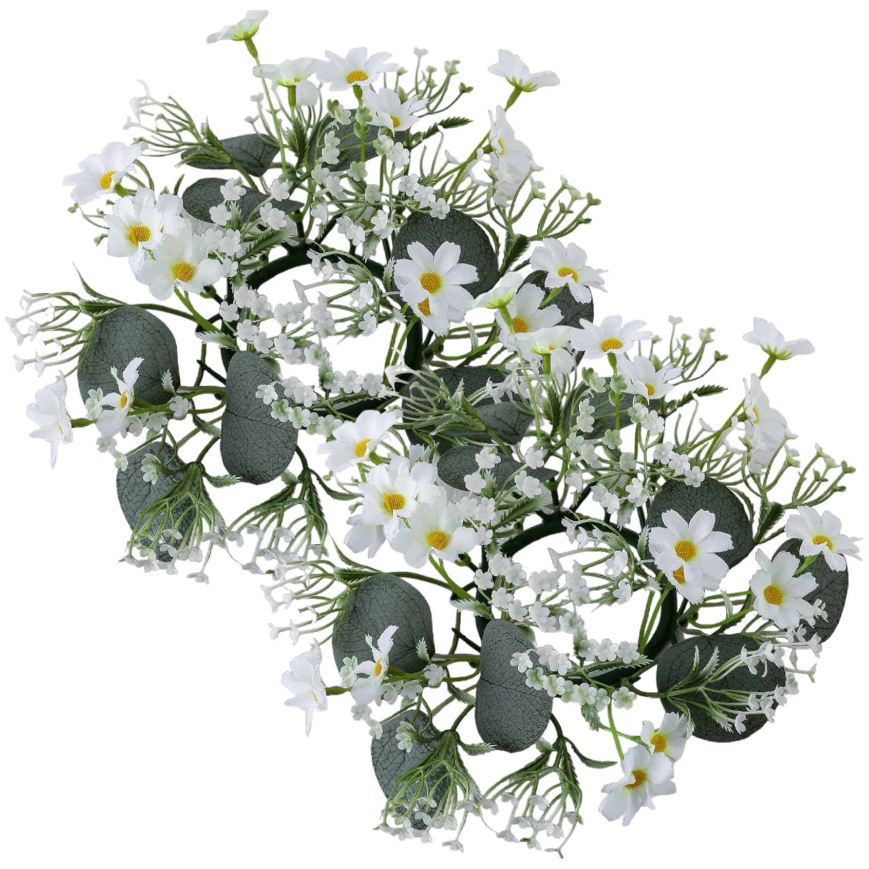 Anneaux de Bougies Florales Marguerite : Finies les Fleurs Fanées sur vos Tables