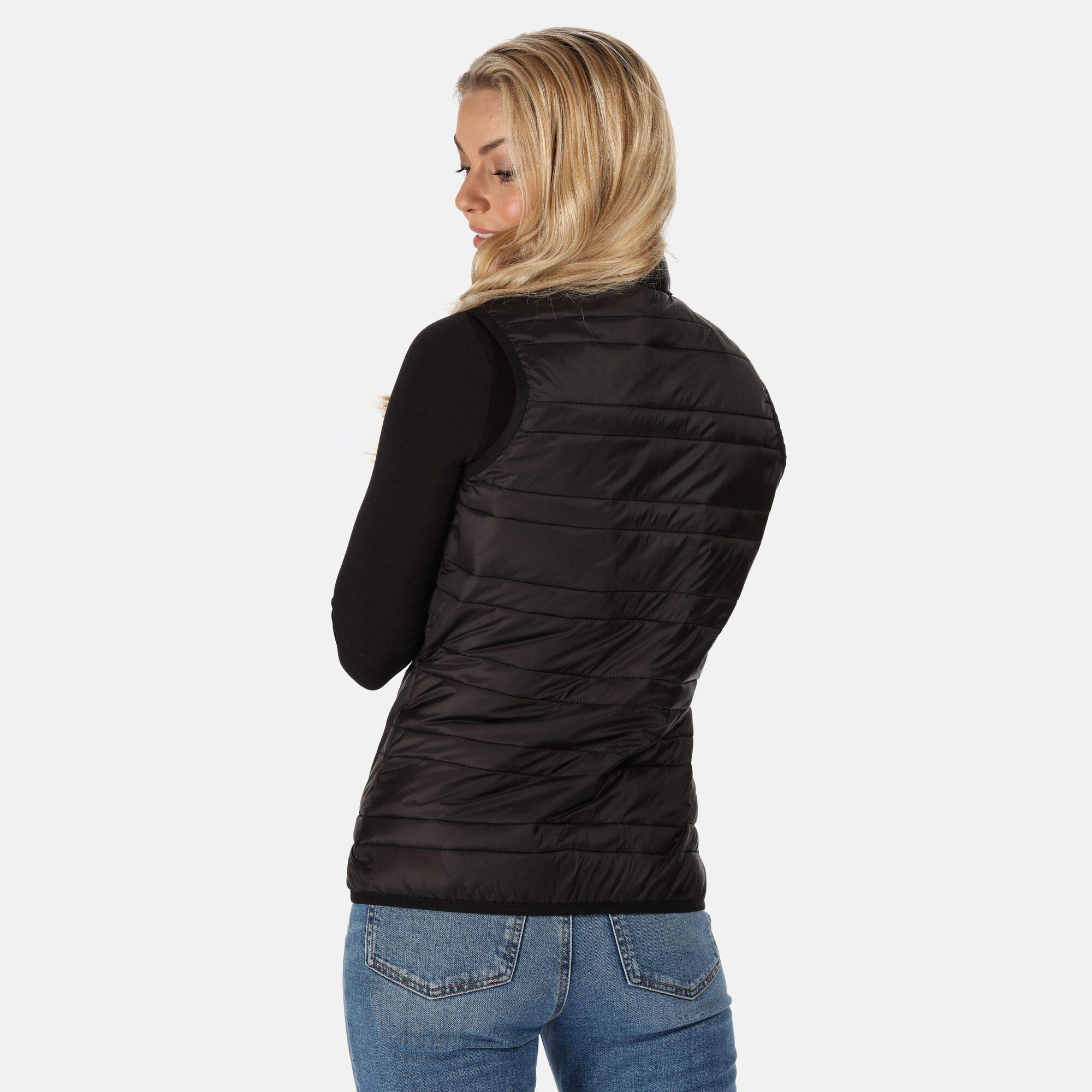 Regatta Professional Firedown - Scaldino termico da donna idrorepellente, perfetto per attività all'aperto, passeggiate, escursioni e campeggio, Grigio mélange (nero), 50