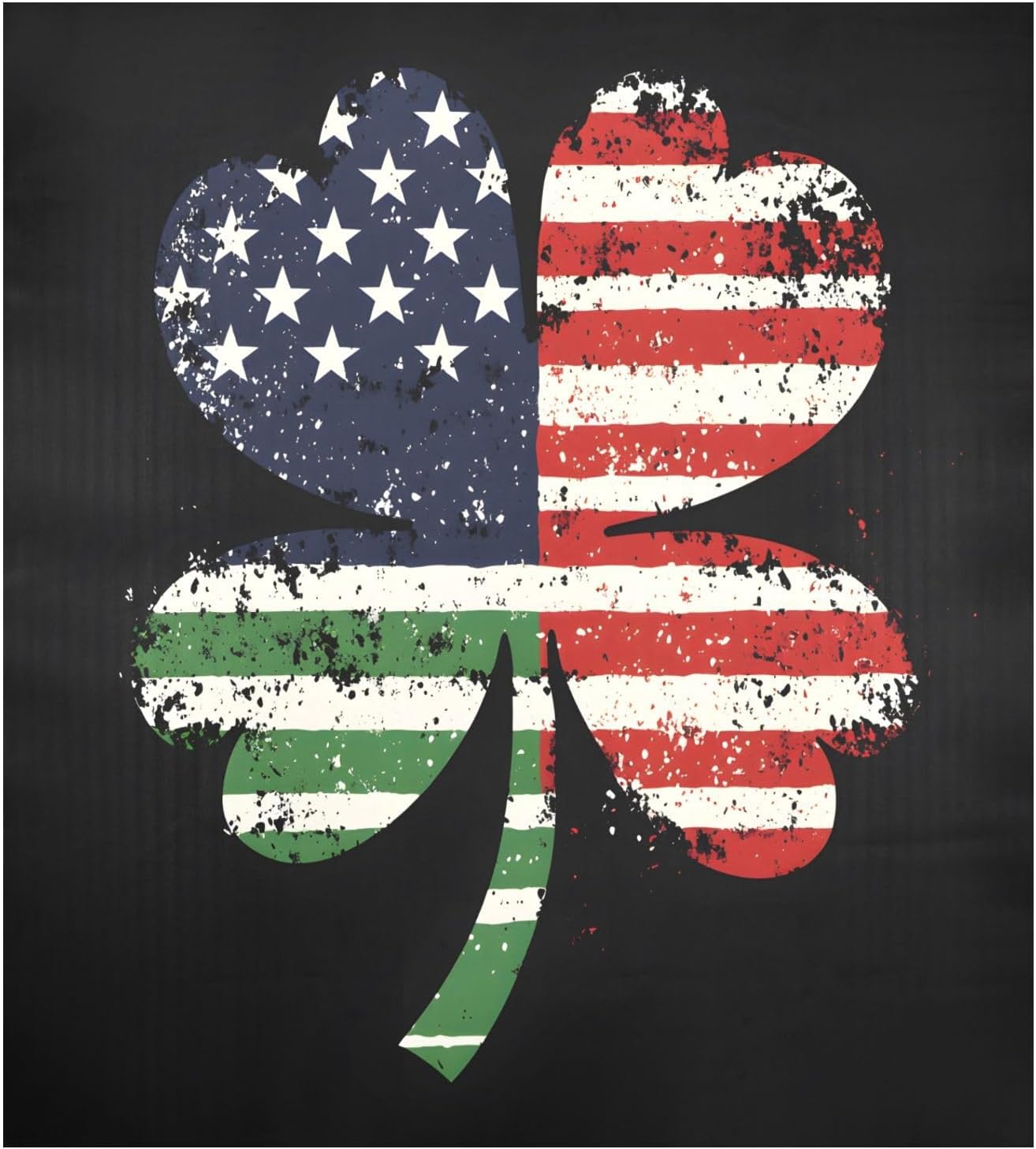 Dishwasher Magnet Cover Large Magnetic Stickers Clover American Flag Front Dishwasher Cover Reusable Decal for Home Kitchen Refrigerator Decorative Lid Washing Machine Laundry