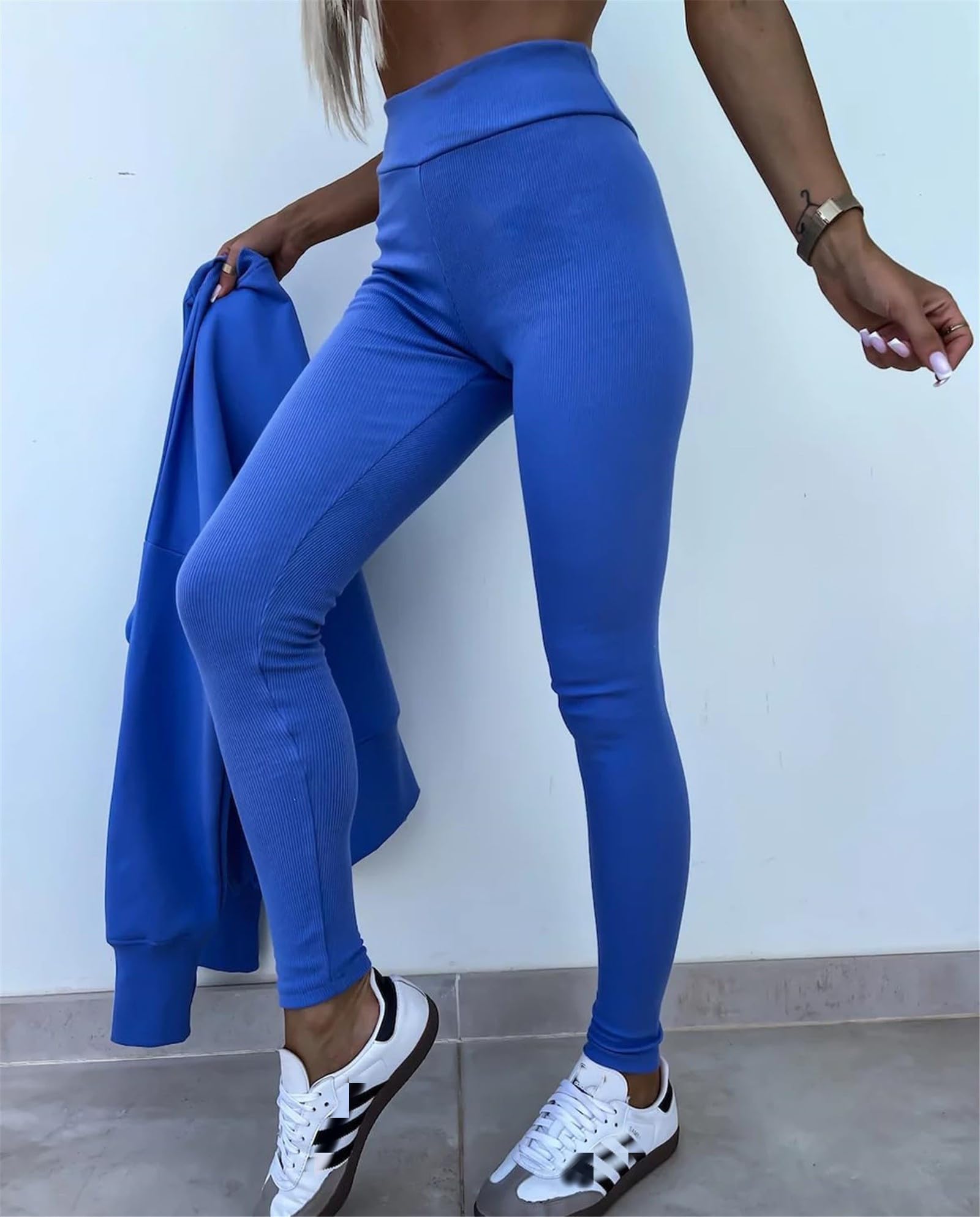 Bluza i legginsy zestaw 2-częściowy strój damski, jesienny zestaw, casualowa odzież domowa z długim rękawem