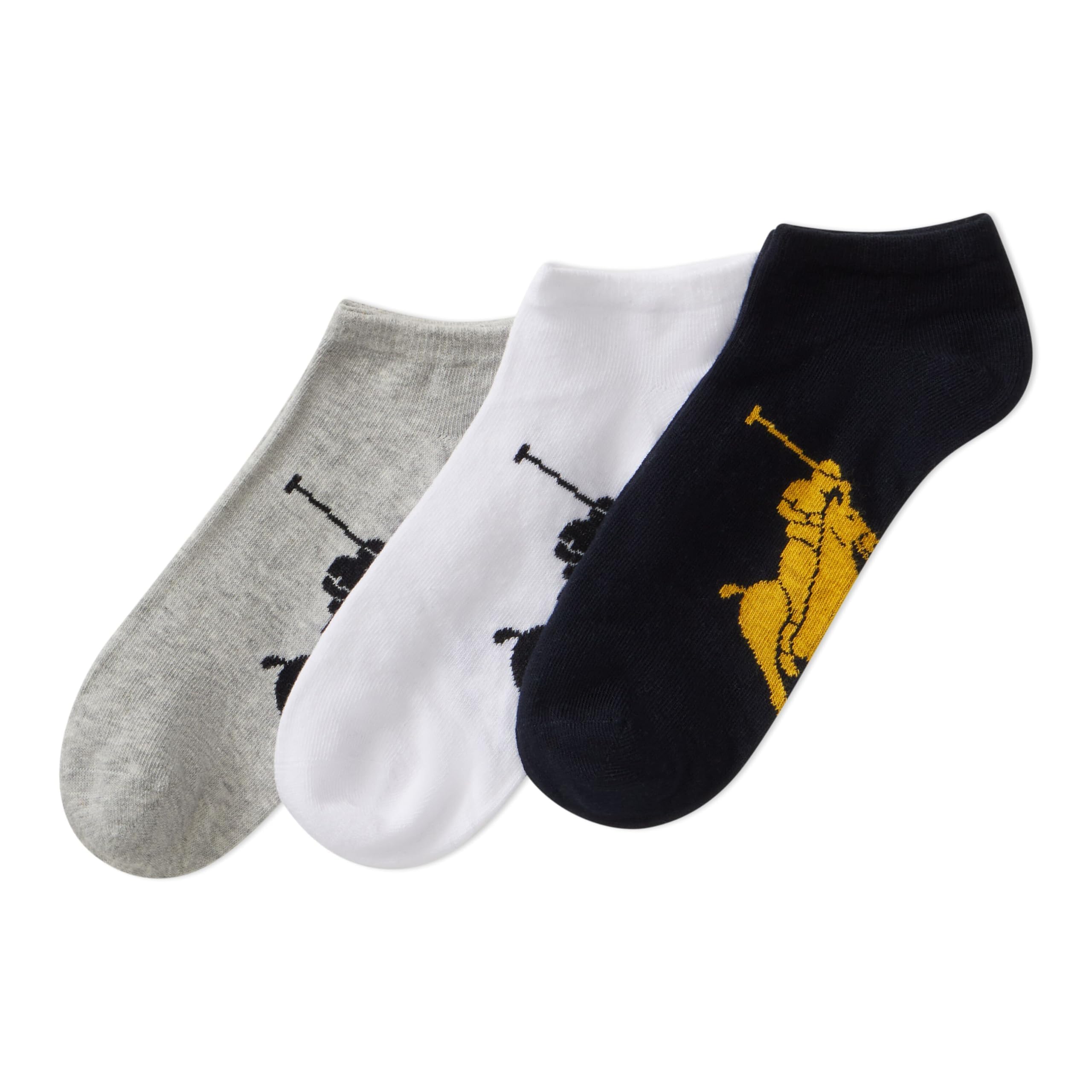 Polo 3 Pack Big Player Quarter Sock