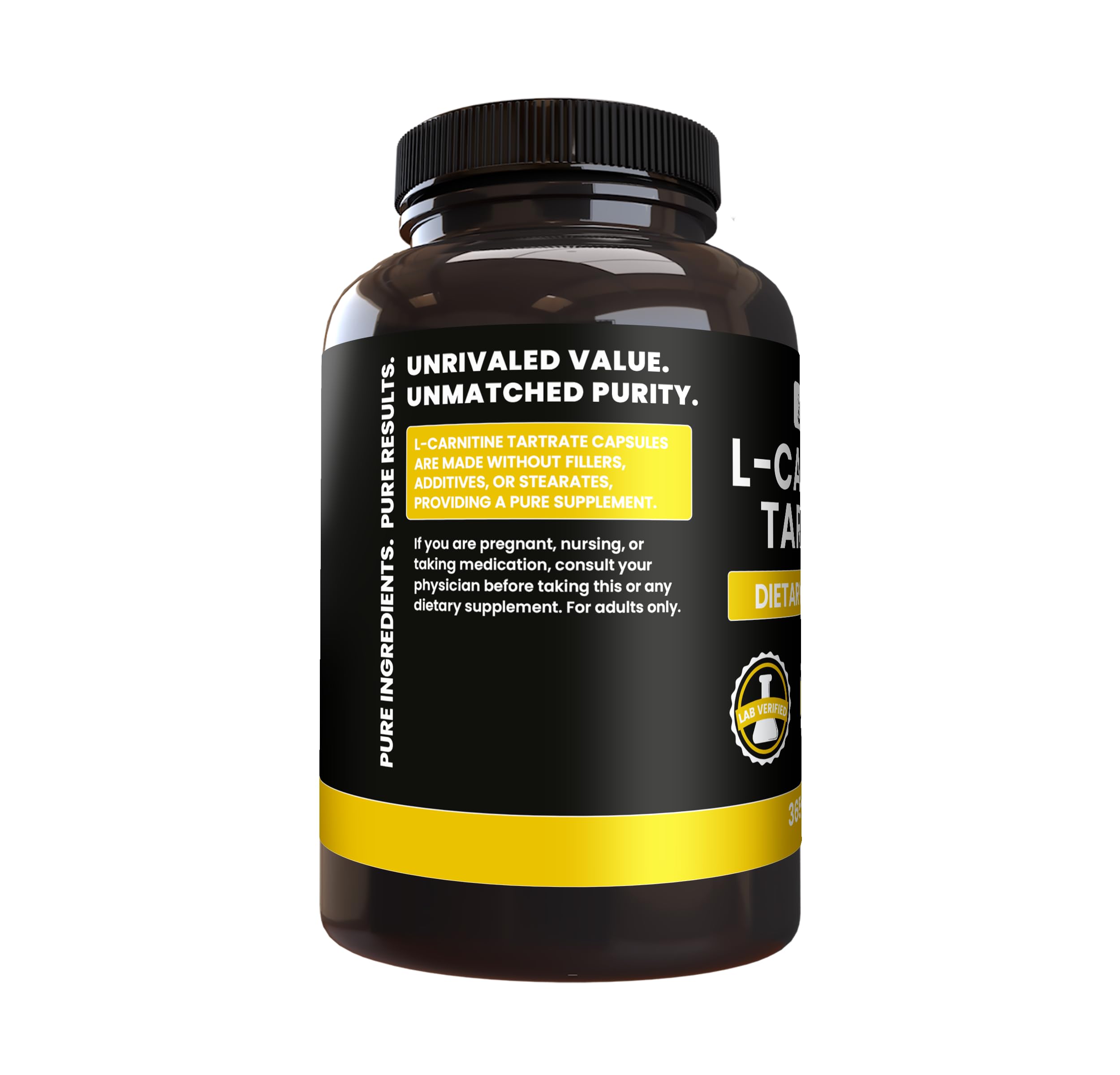 l carnitine medication Amazon.com: PURE ORIGINAL INGREDIENTS L-Carnitine Tartrate (365 Capsules) No Magnesium Or Rice Fillers, Always Pure, Lab Verified : Health & Household